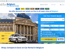 Tablet Screenshot of belgiumcar.net